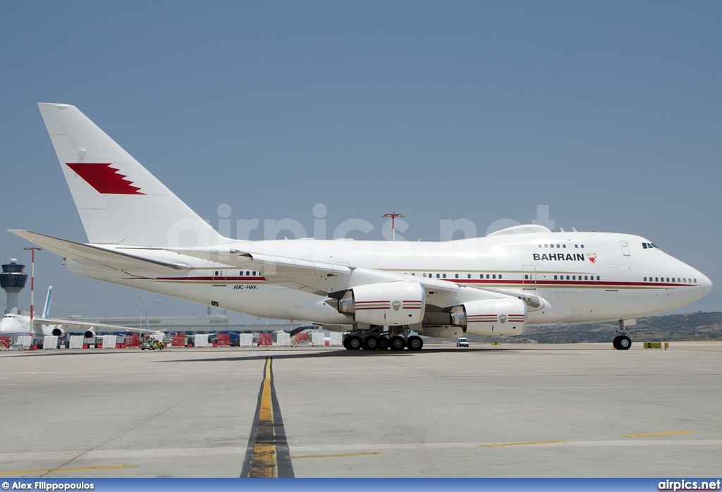 A9C-HAK, Boeing 747-SP, Bahrain Royal Flight