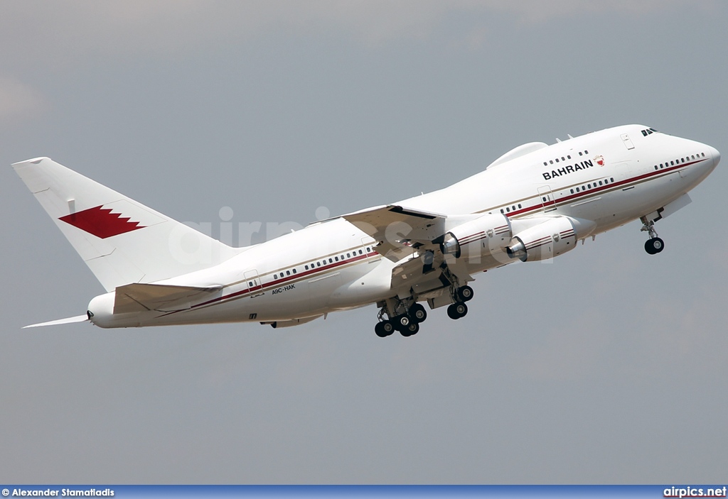 A9C-HAK, Boeing 747-SP, Bahrain Royal Flight