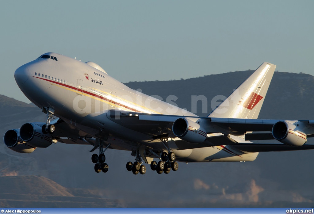 A9C-HAK, Boeing 747-SP, Bahrain Royal Flight