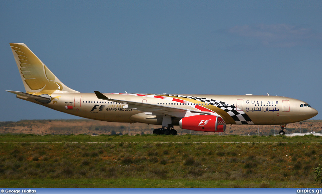 A9C-KB, Airbus A330-200, Gulf Air