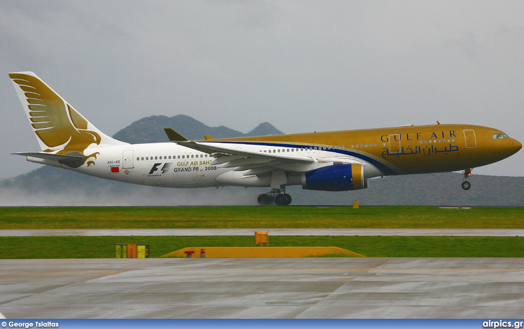 A9C-KD, Airbus A330-200, Gulf Air