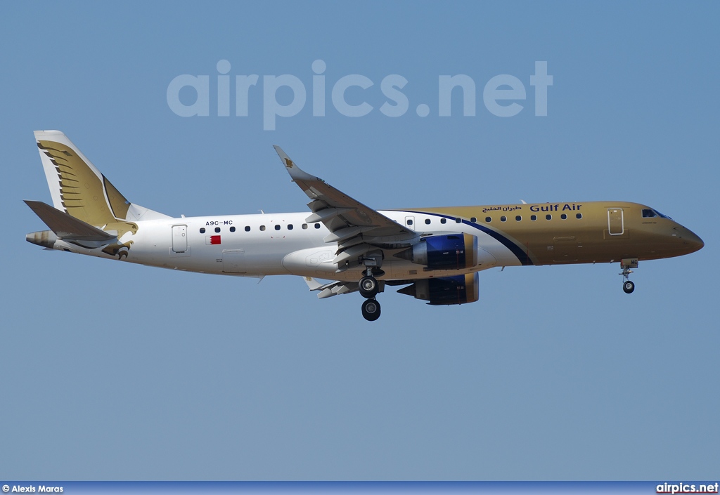 A9C-MC, Embraer ERJ 190-100AR (Embraer 190), Gulf Air