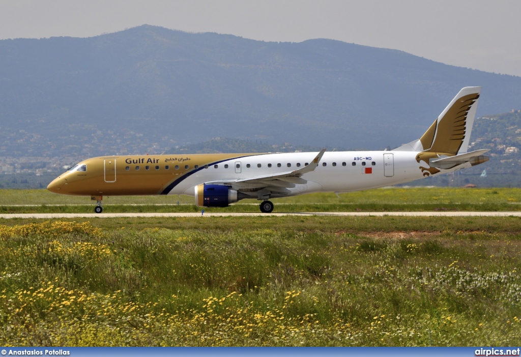 A9C-MD, Embraer ERJ 190-100AR (Embraer 190), Gulf Air