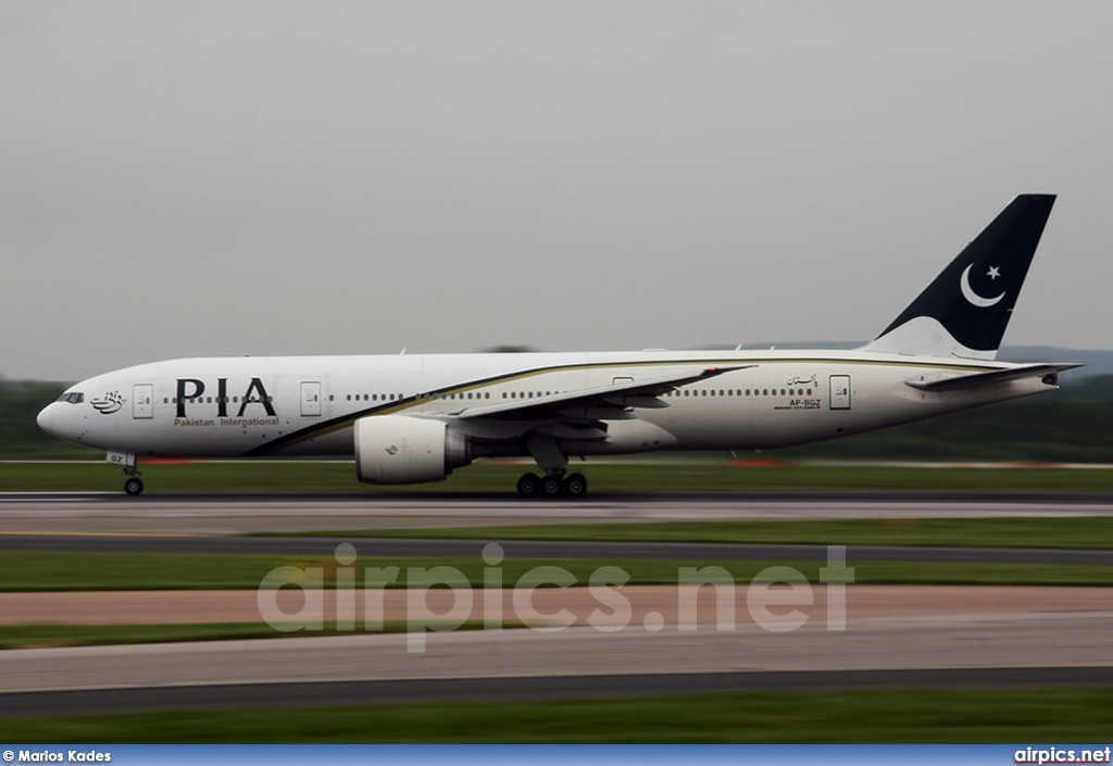 AP-BGZ, Boeing 777-200LR, Pakistan International Airlines (PIA)