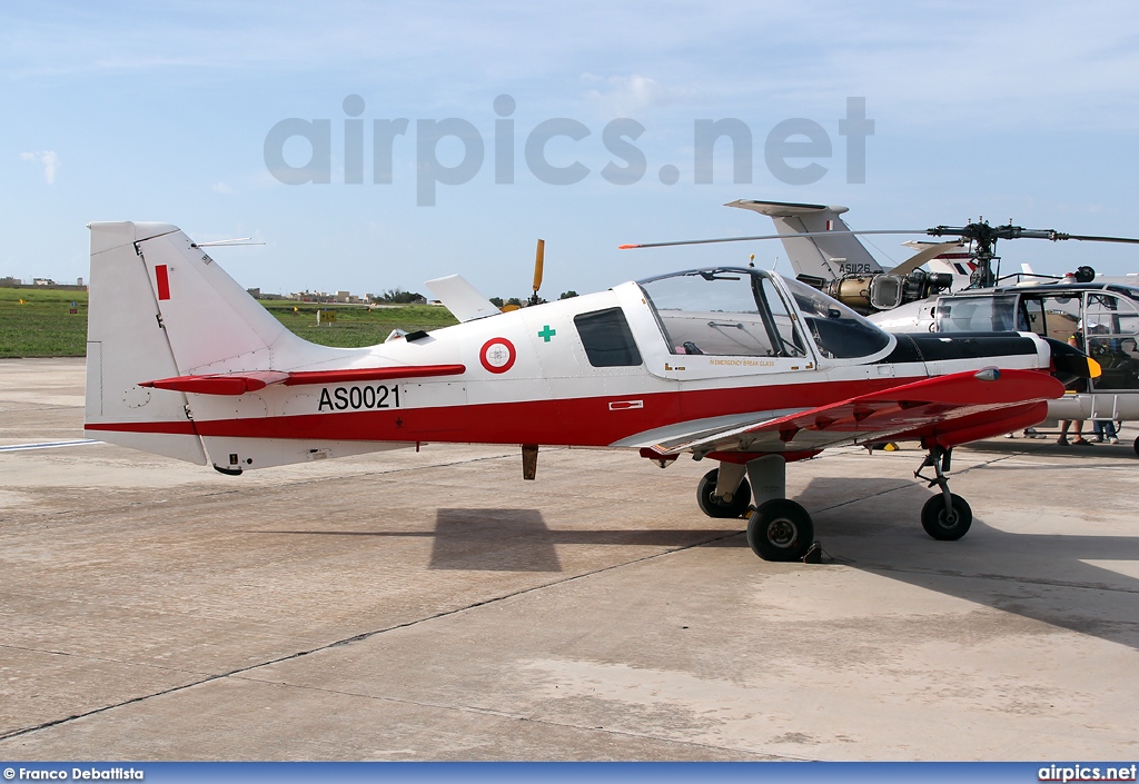 AS0021, Scottish Aviation Bulldog T1, Malta Air Force