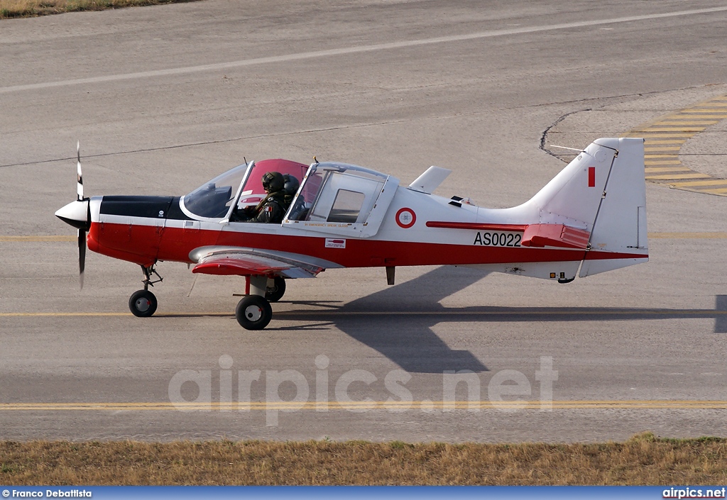 AS0022, Scottish Aviation Bulldog T1, Malta Air Force