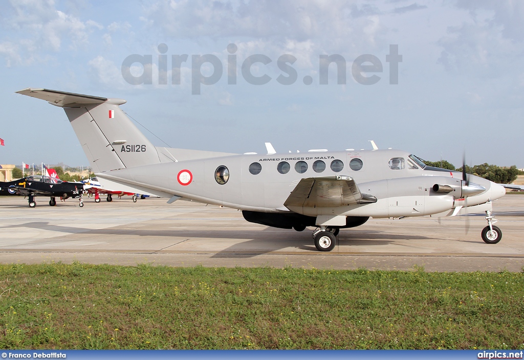 AS1126, Beechcraft B200 King Air, Malta Air Force