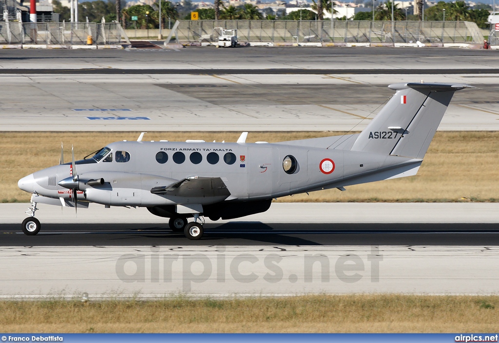 AS1227, Beechcraft 200 Super King Air, Malta Air Force