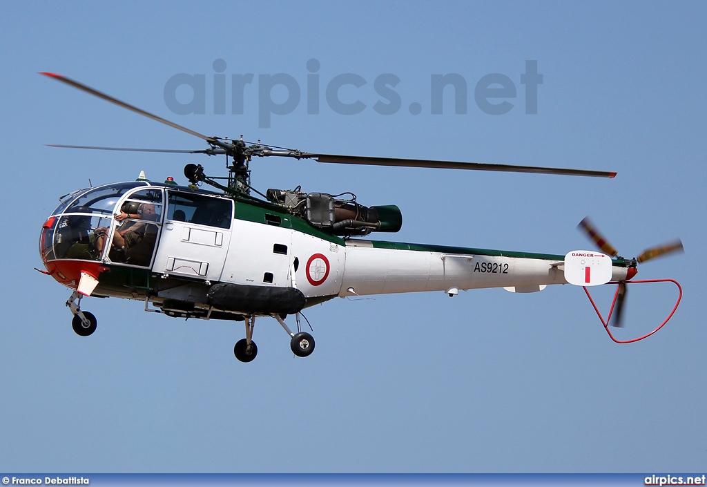 AS9212, Aerospatiale SA-316B Alouette III, Malta Air Force