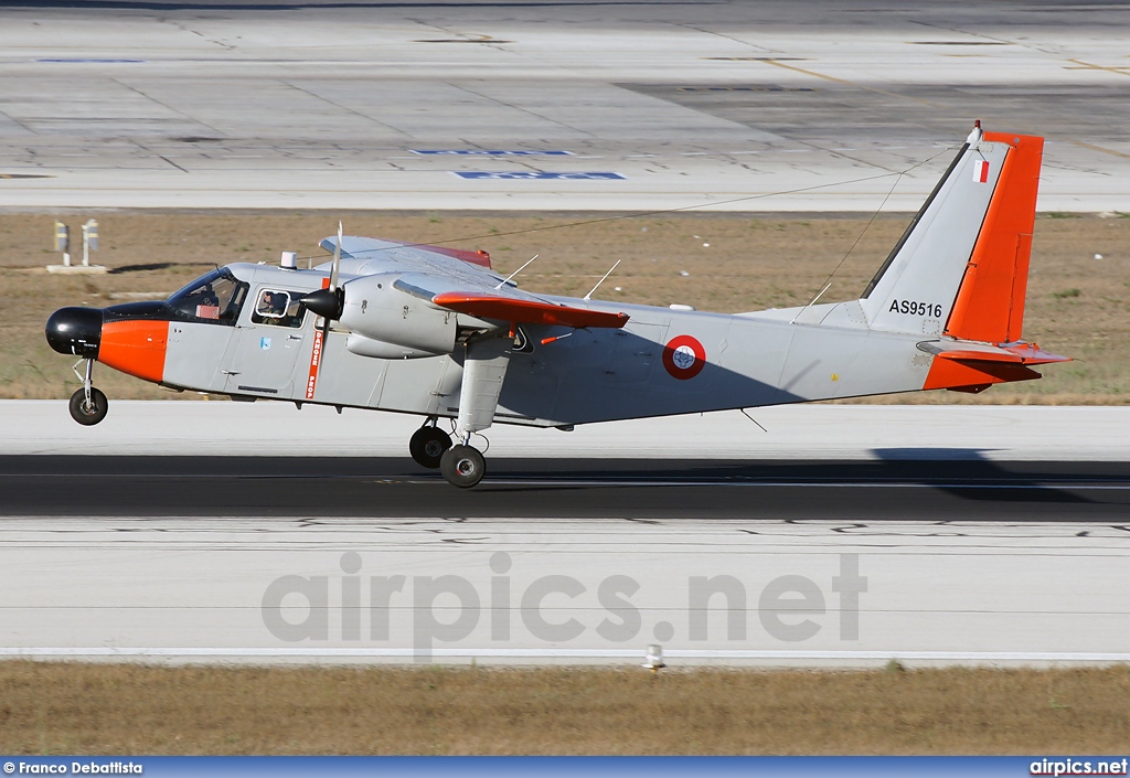 AS9516, Britten-Norman BN-2B Islander II, Malta Air Force