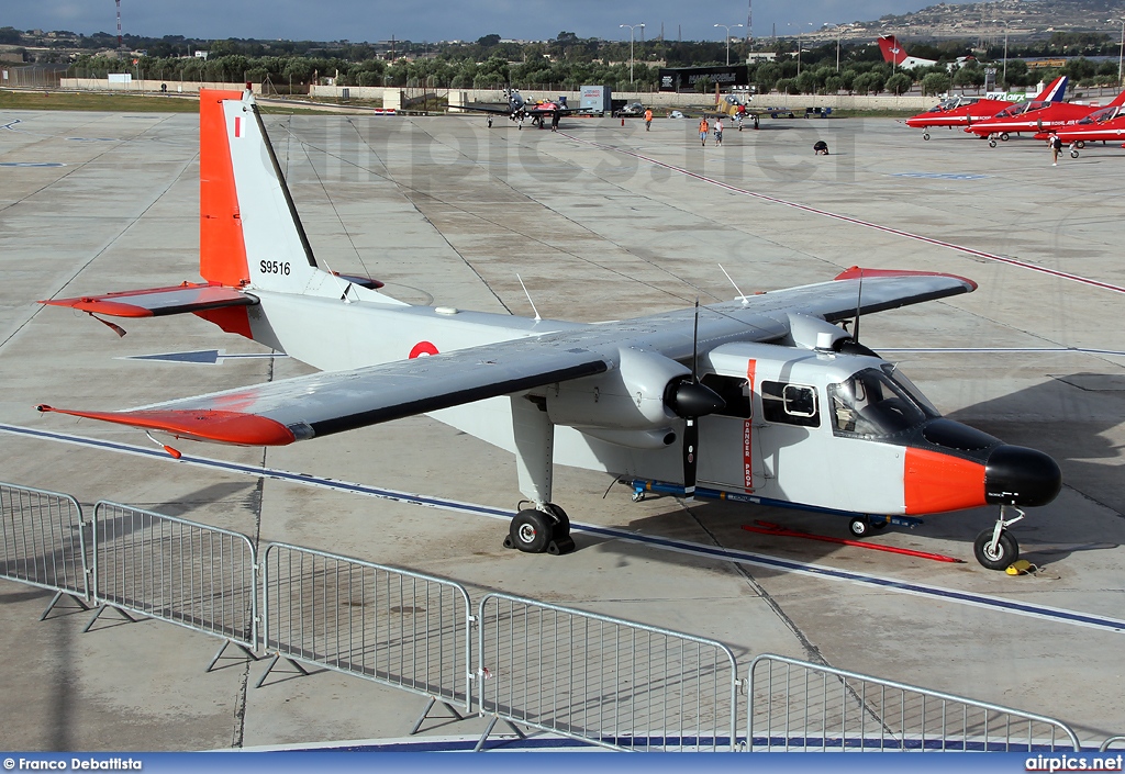 AS9516, Britten-Norman BN-2B Islander II, Malta Air Force