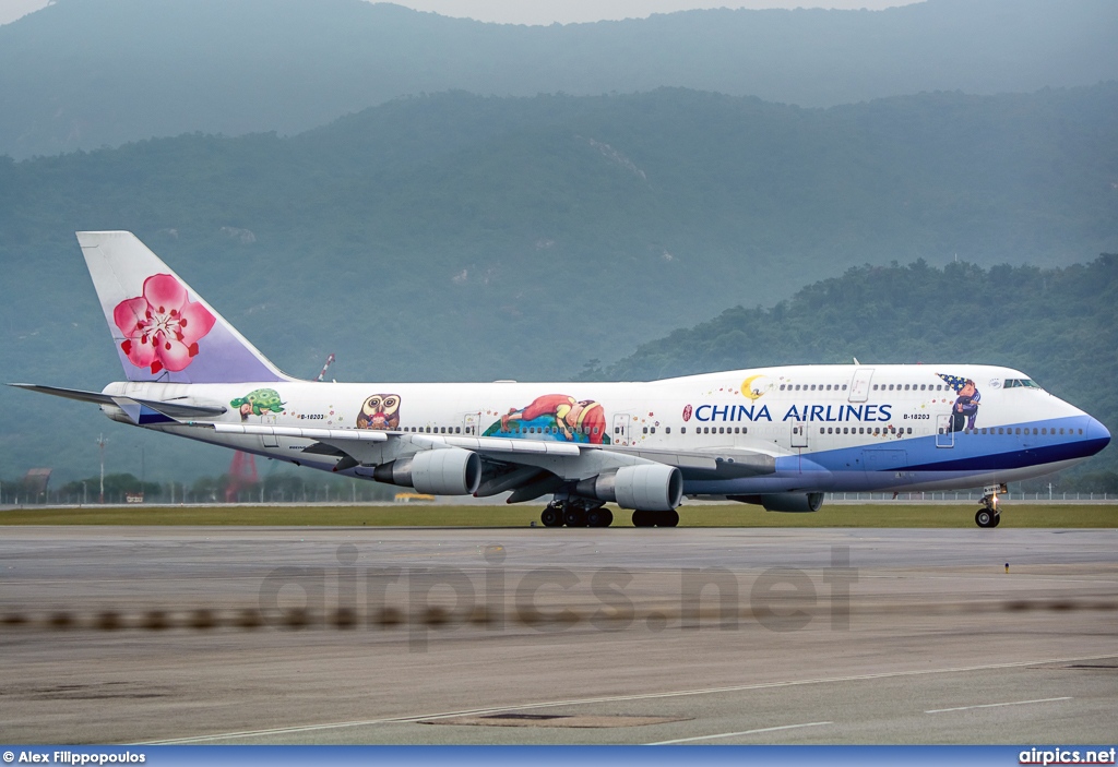 B-18203, Boeing 747-400, China Airlines