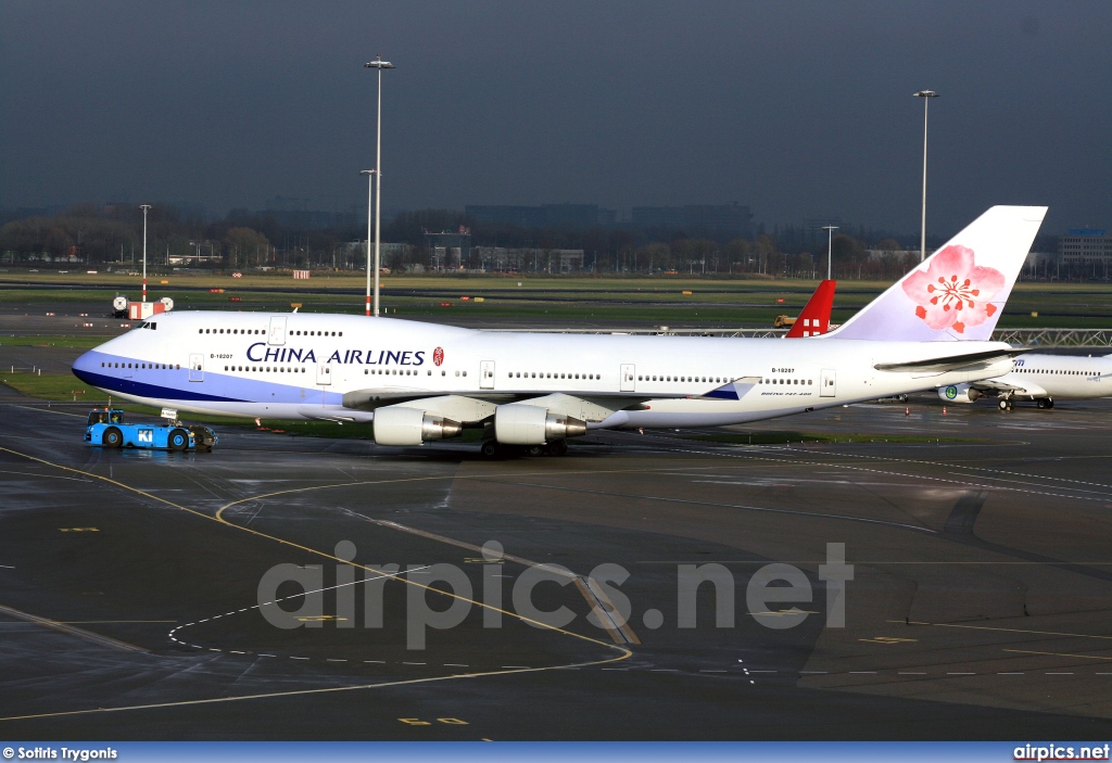 B-18207, Boeing 747-400, China Airlines