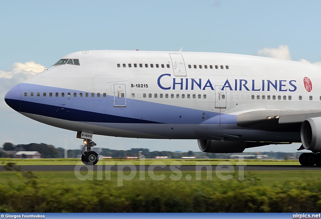 B-18215, Boeing 747-400, China Airlines