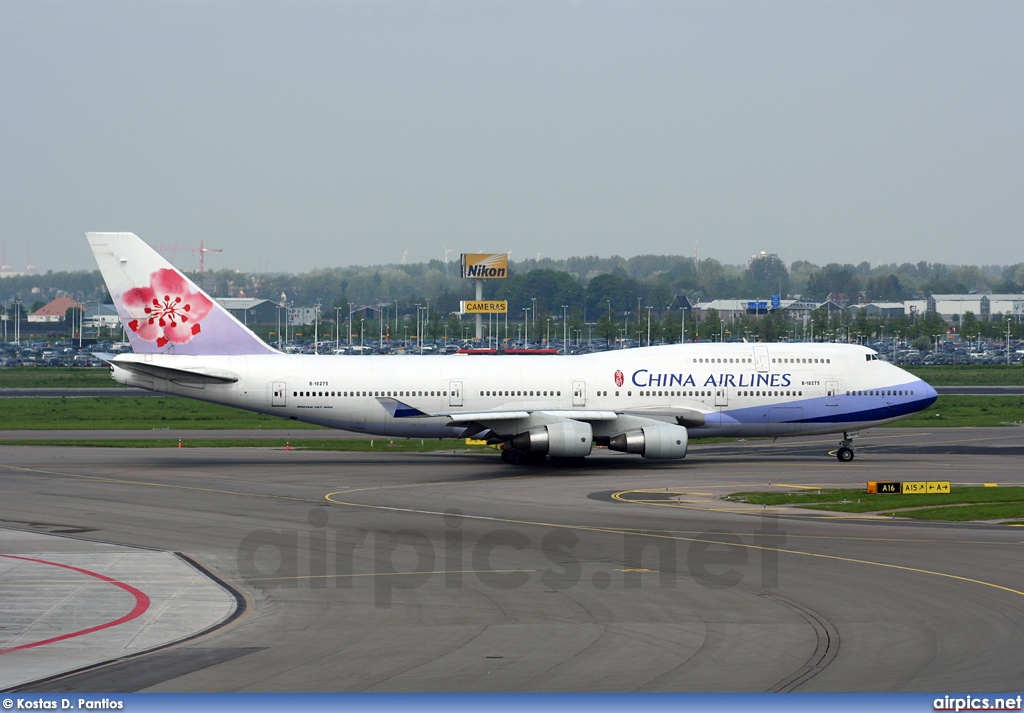 B-18275, Boeing 747-400, China Airlines