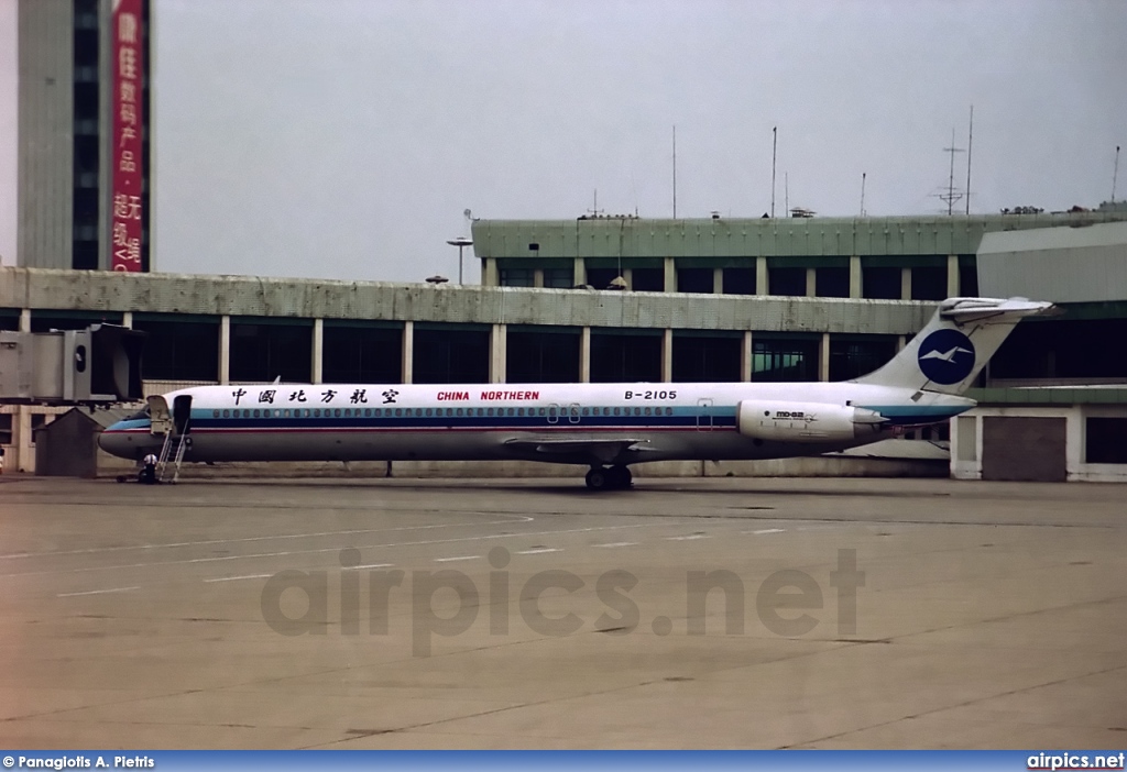 B-2105, McDonnell Douglas MD-82, China Northern Airlines