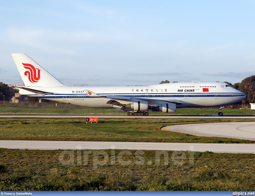 B-2447, Boeing 747-400, Air China