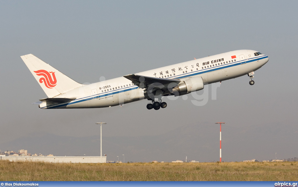 B-2555, Boeing 767-200ER, Air China