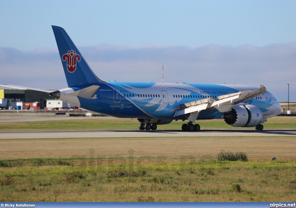 B-2725, Boeing 787-8 Dreamliner, China Southern Airlines