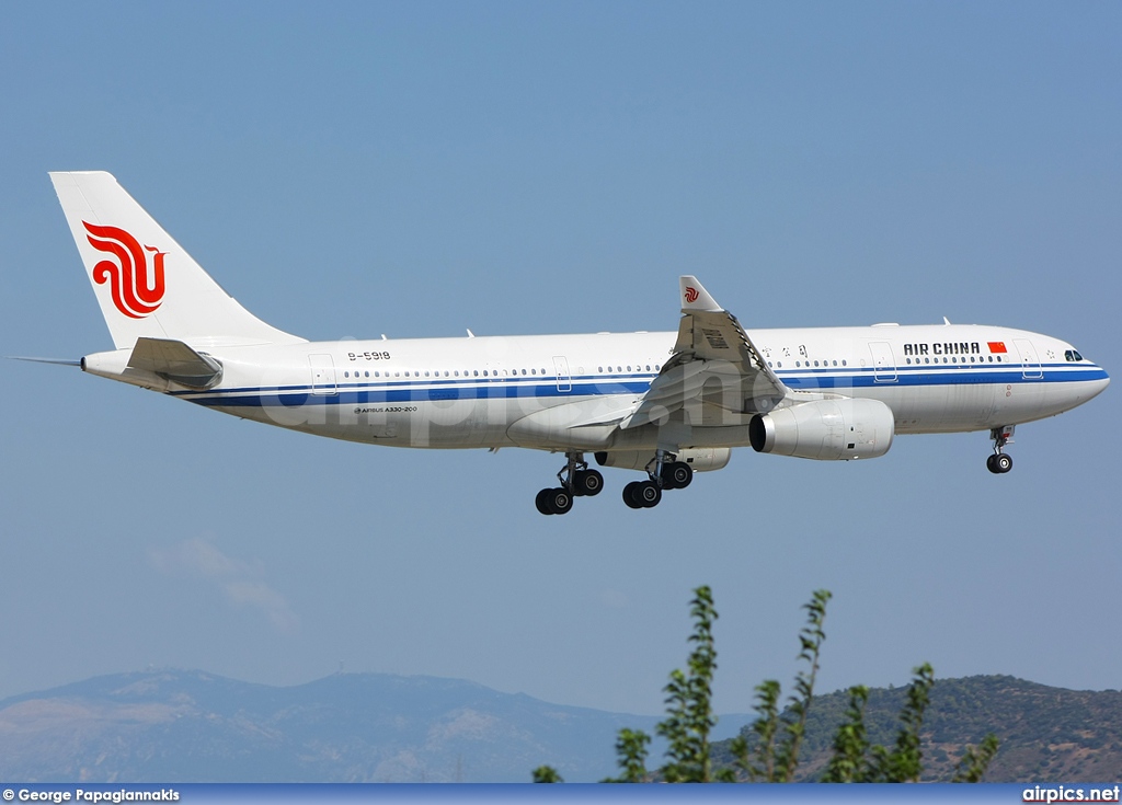 B-5918, Airbus A330-200, Air China