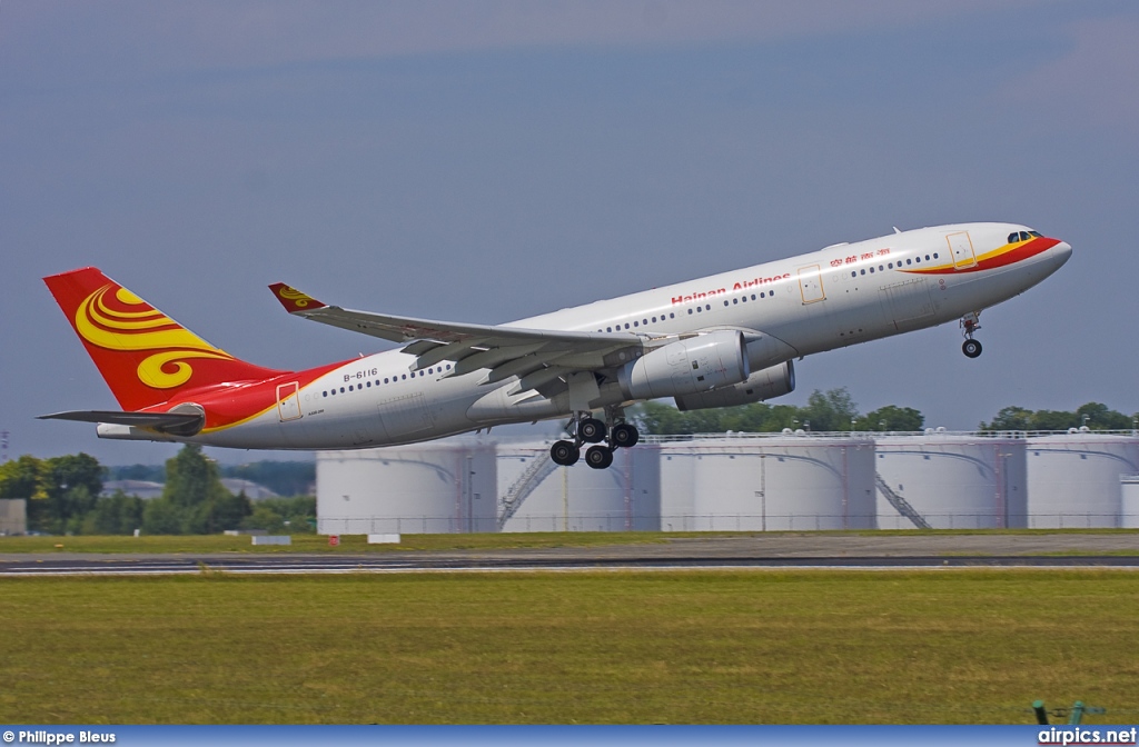 B-6116, Airbus A330-200, Hainan Airlines