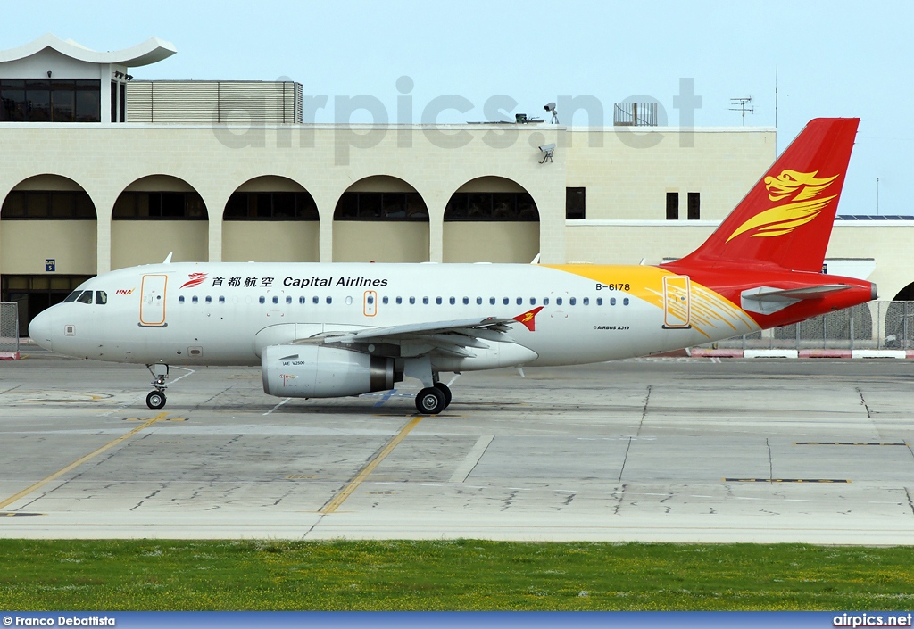 B-6178, Airbus A319-100, Capital Airlines
