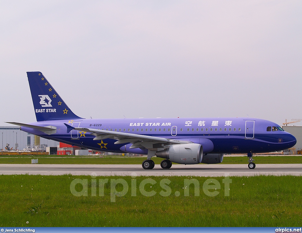 B-6229, Airbus A319-100, East Star Air