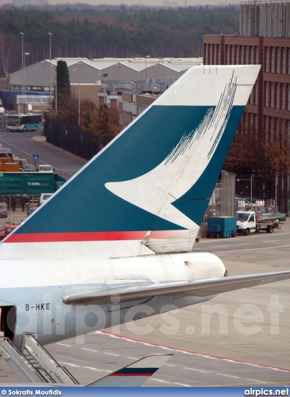 B-HKE, Boeing 747-400, Cathay Pacific