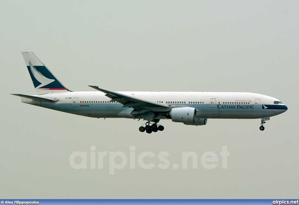 B-HNB, Boeing 777-200, Cathay Pacific