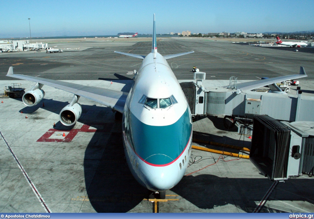 B-HOT, Boeing 747-400, Cathay Pacific