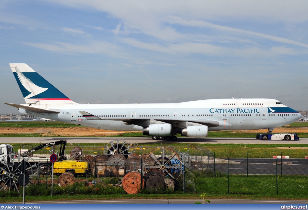 B-HOV, Boeing 747-400, Cathay Pacific