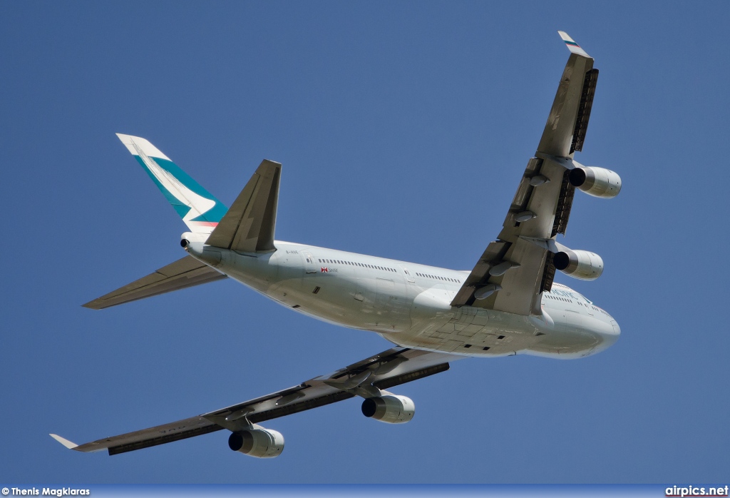 B-HUE, Boeing 747-400, Cathay Pacific