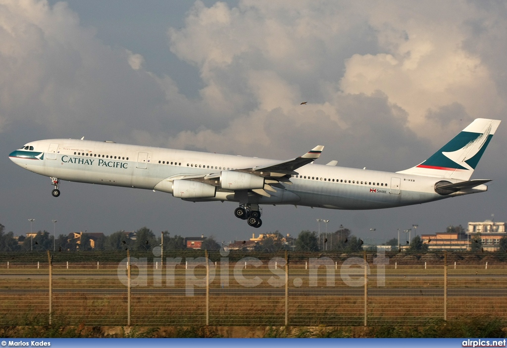 B-HXB, Airbus A340-300, Cathay Pacific
