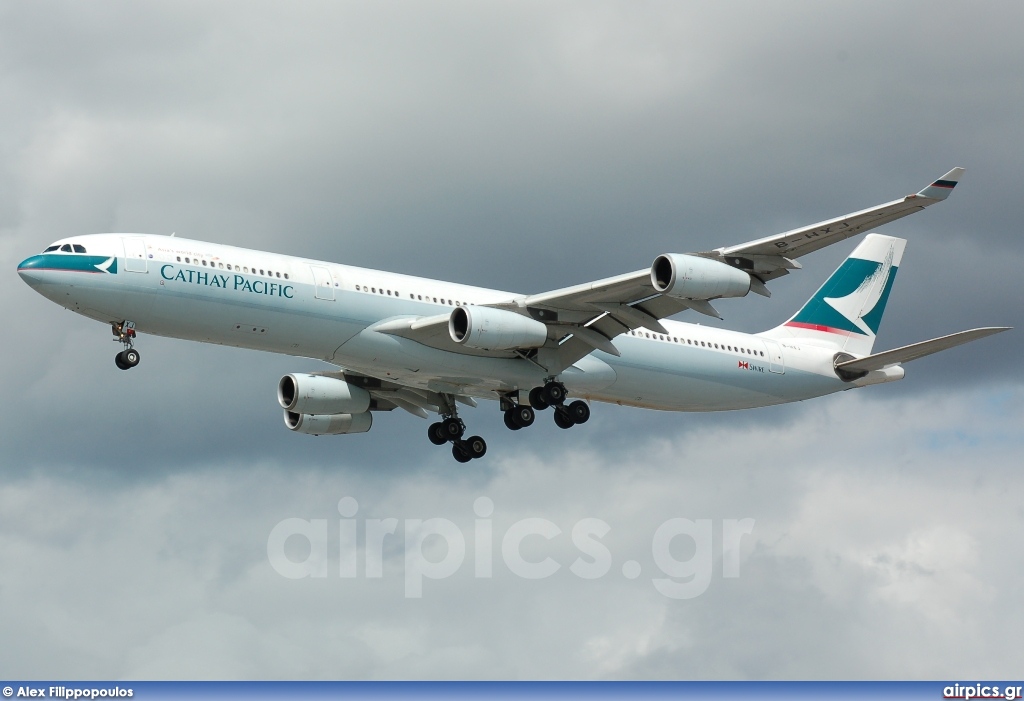 B-HXJ, Airbus A340-300, Cathay Pacific