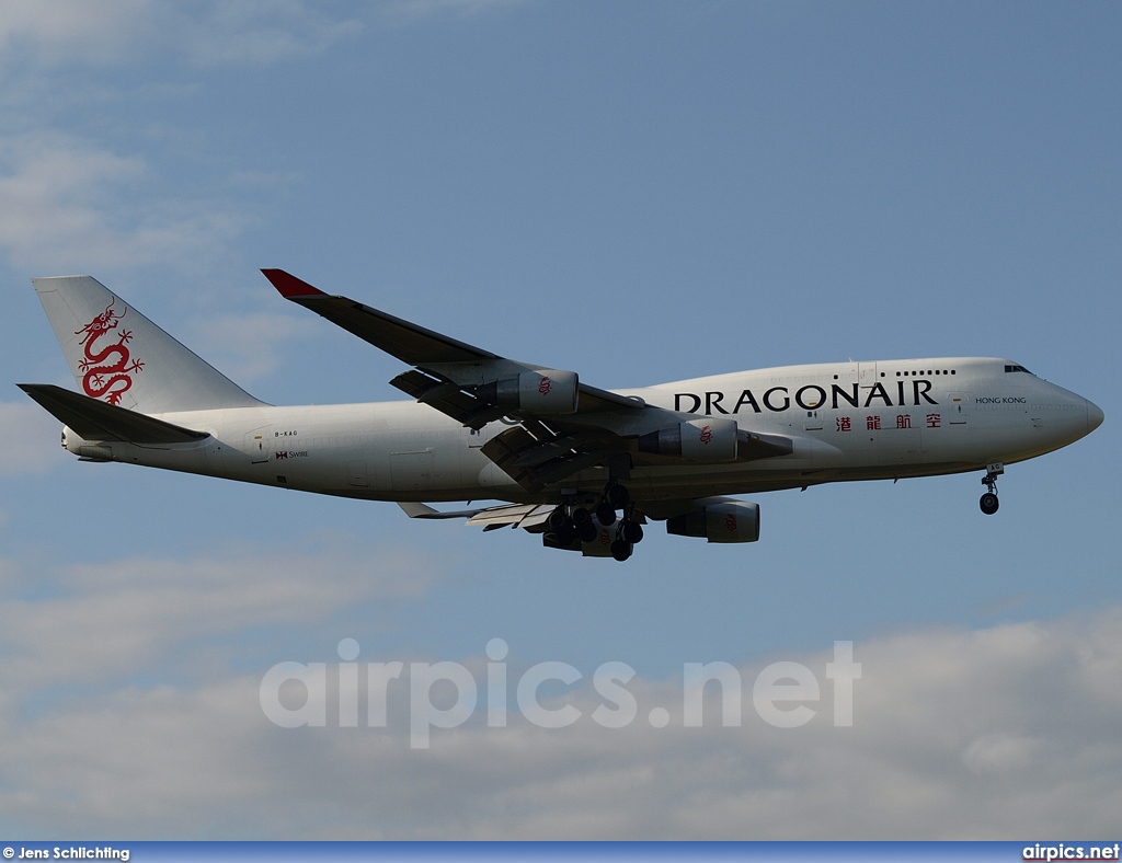 B-KAG, Boeing 747-400(BCF), Dragonair Cargo