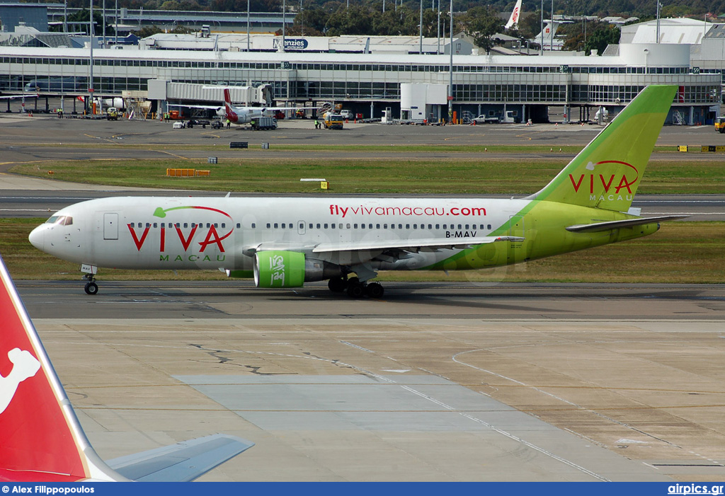 B-MAV, Boeing 767-200ER, Viva Macau