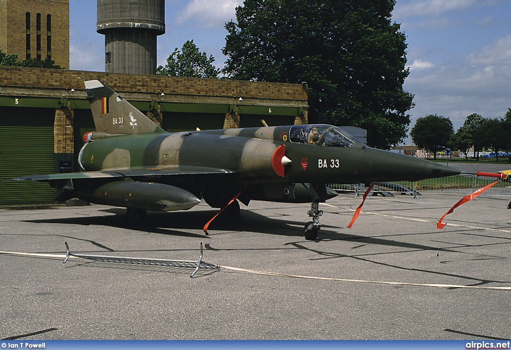 BA-33, Dassault Mirage 5BA, Belgian Air Force