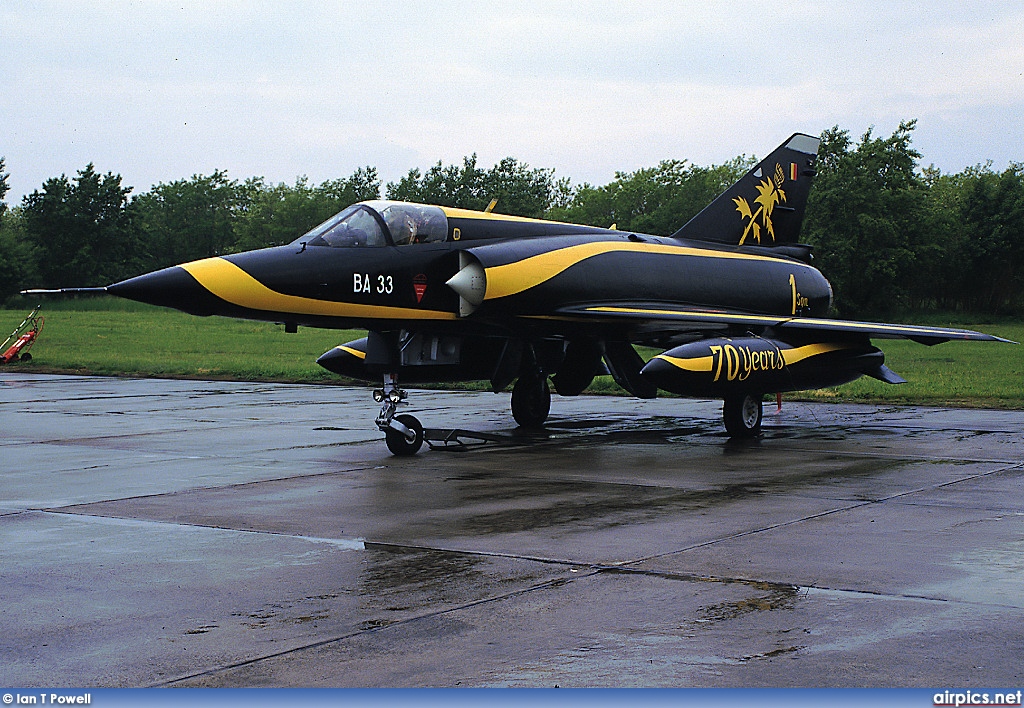 BA-33, Dassault Mirage 5BA, Belgian Air Force