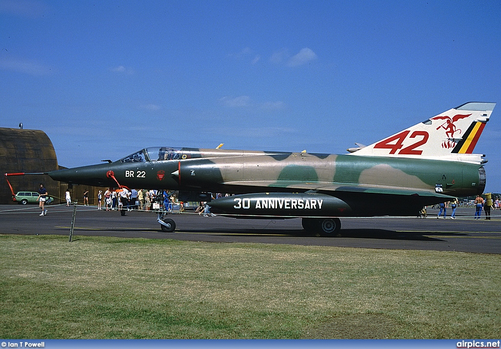 BR22, Dassault Mirage 5VR, Belgian Air Force