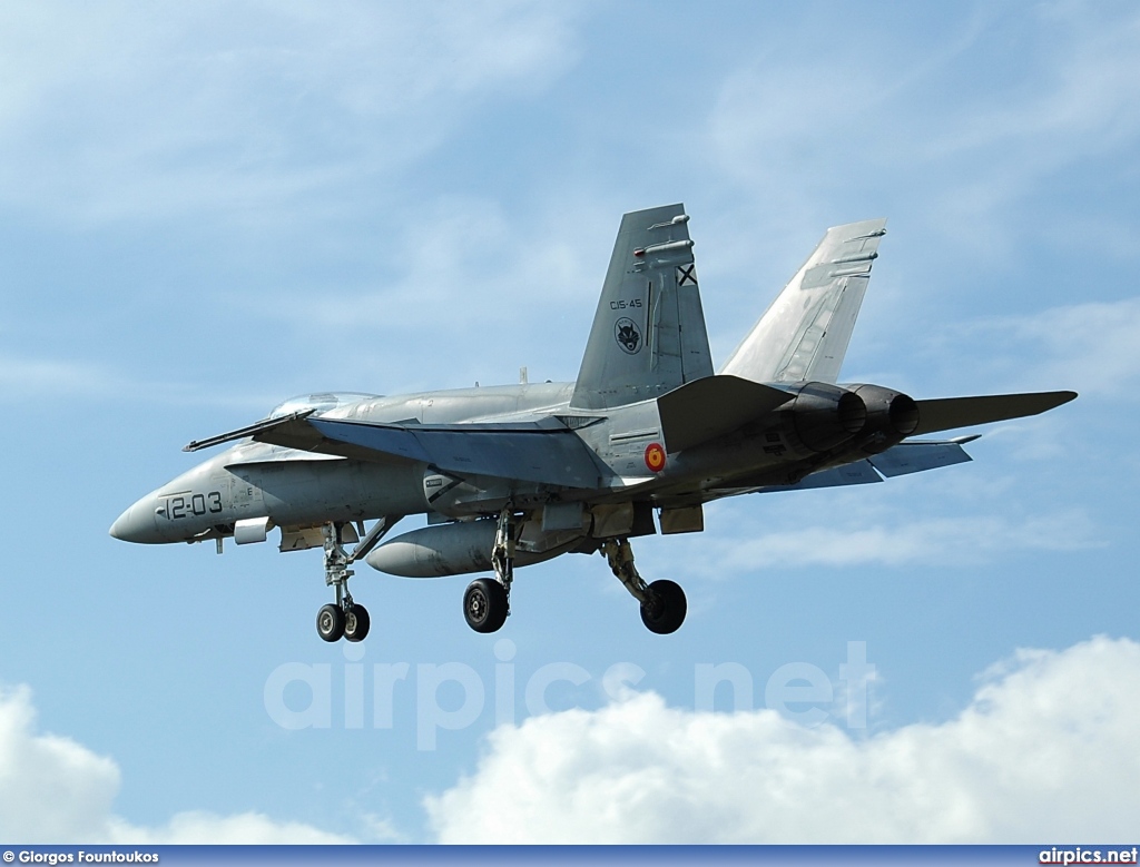 C.15-45, Boeing (McDonnell Douglas) EF-18A+ Hornet, Spanish Air Force