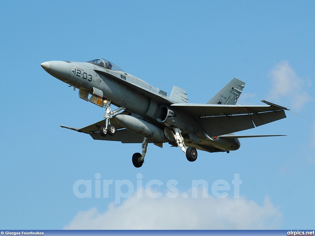 C.15-45, Boeing (McDonnell Douglas) EF-18A+ Hornet, Spanish Air Force