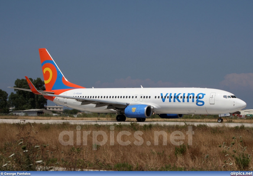 C-FEAK, Boeing 737-800, Viking Airlines