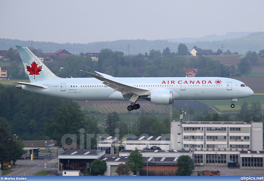 C-FGEO, Boeing 787-9 Dreamliner, Air Canada