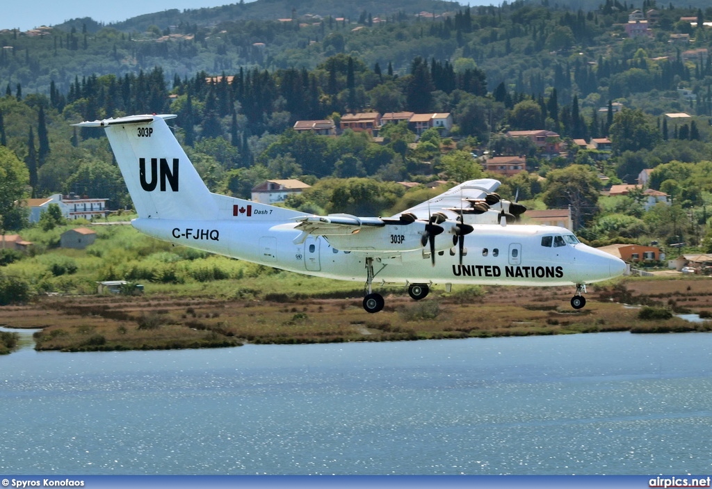 C-FJHQ, De Havilland Canada DHC-7-103 Dash 7, United Nations