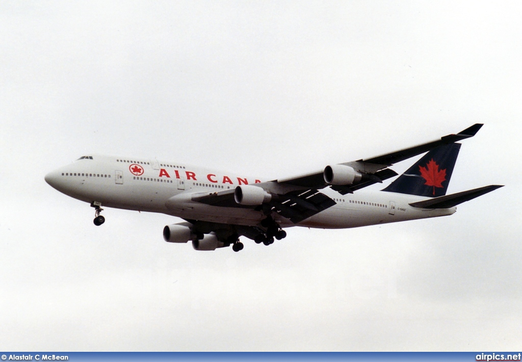 C-GAGL, Boeing 747-400M, Air Canada