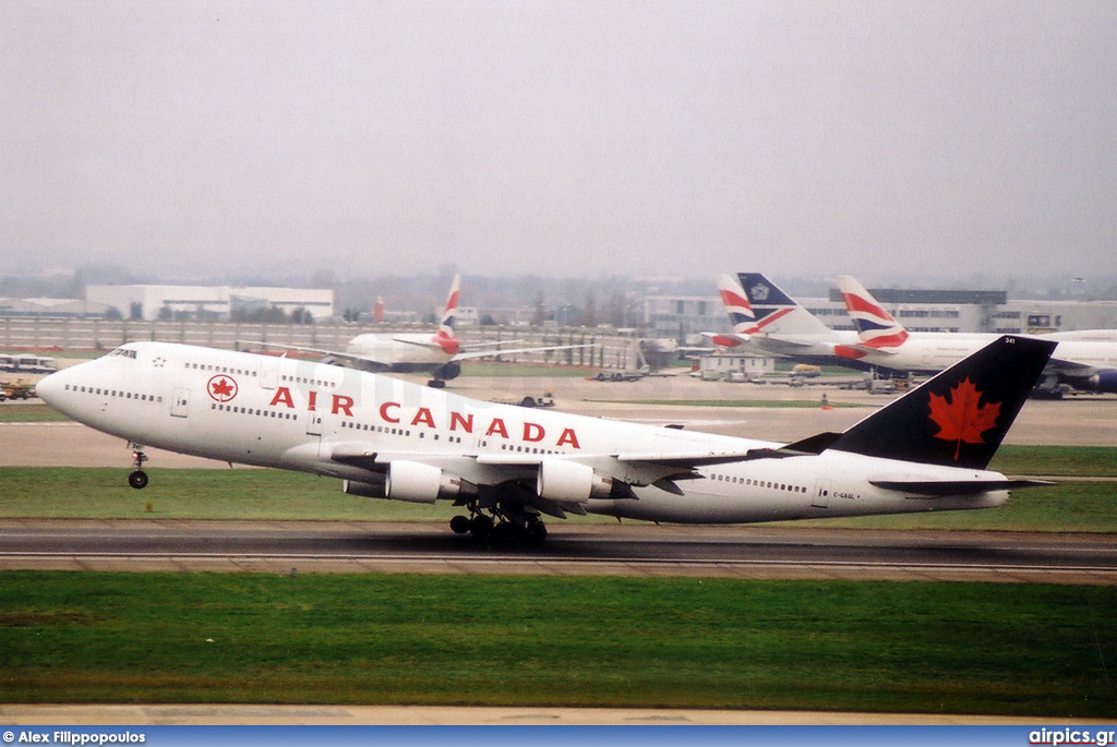 C-GAGL, Boeing 747-400M, Air Canada