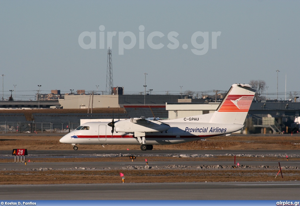 C-GPAU, De Havilland Canada DHC-8-100 Dash 8, Provincial Airlines