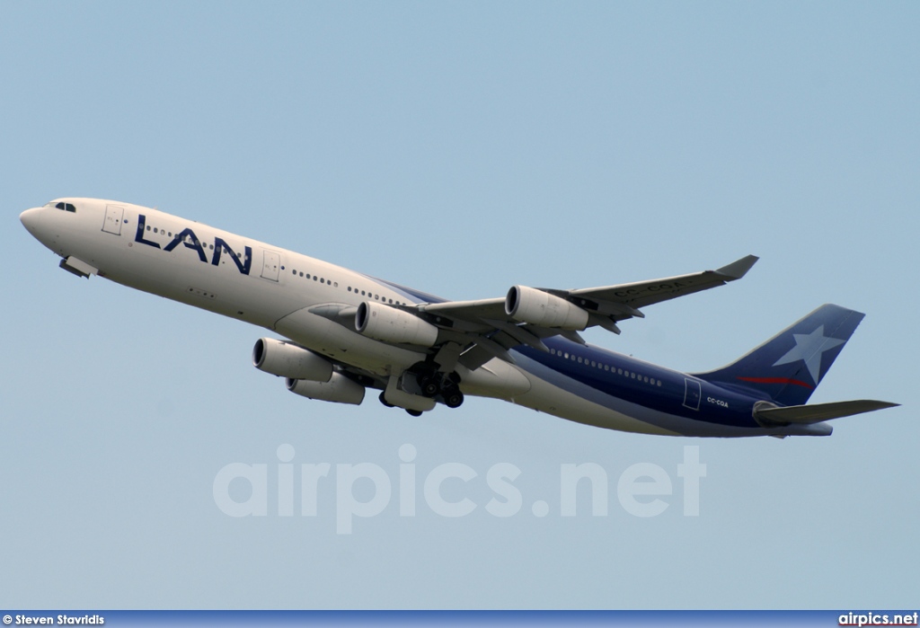 CC-CQA, Airbus A340-300, Lan Airline