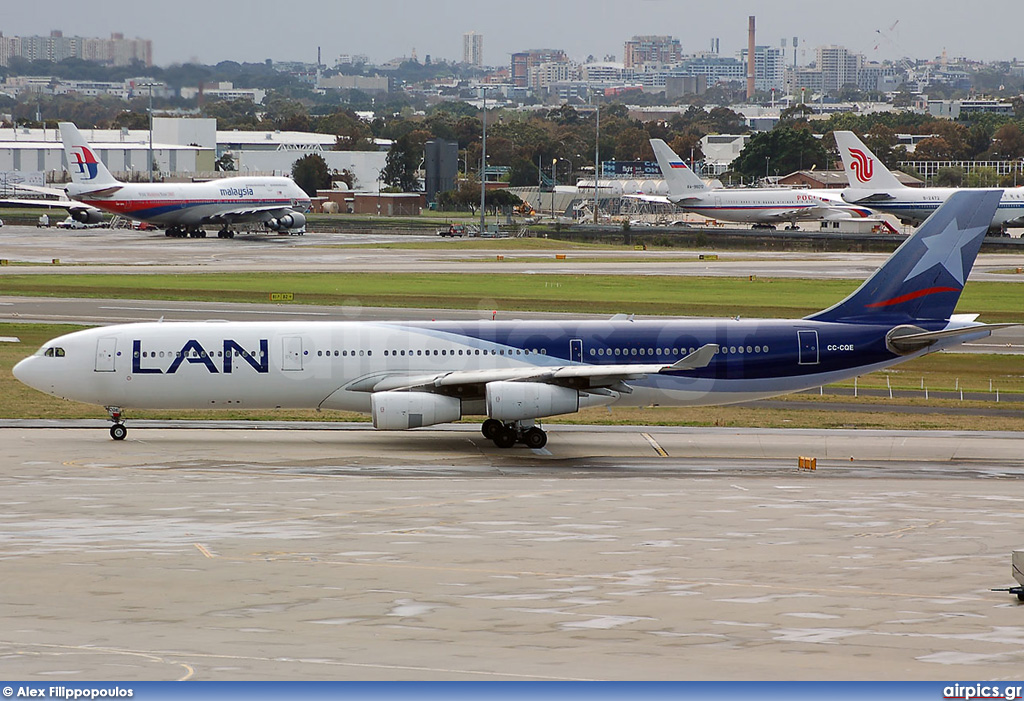 CC-CQE, Airbus A340-300, Lan Airline