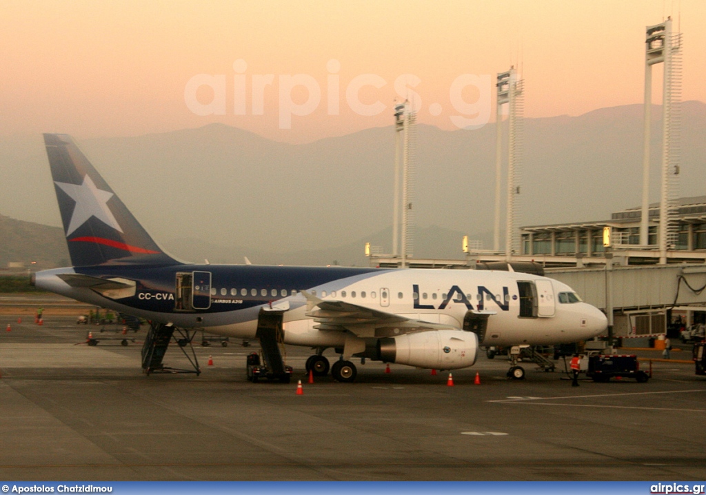 CC-CVA, Airbus A318-100, Lan Airline